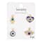12 Packs: 4 ct. (48 total) Blue & Gold Evil Eye Charms by Bead Landing™
